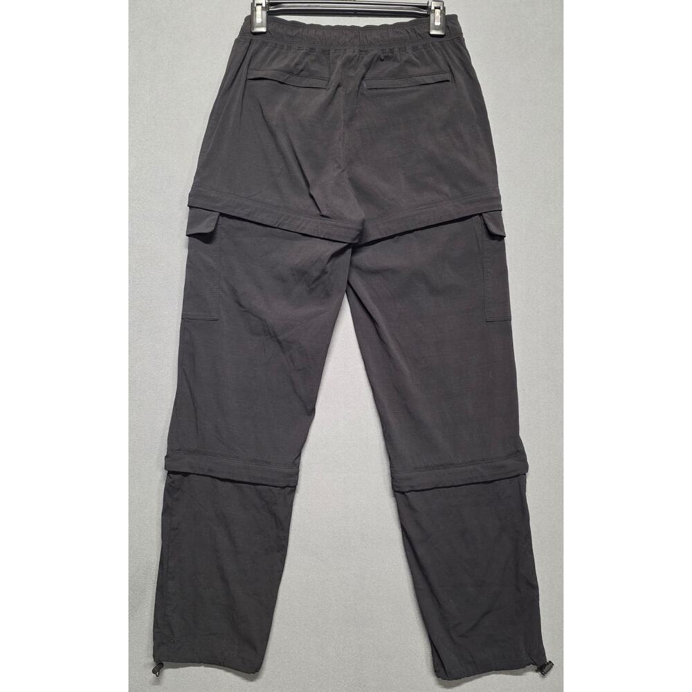 Athleta Trekkie Convertible Hike Pant Women 0 Black Nylon Stretch Ripstop Climb - Picture 5 of 13